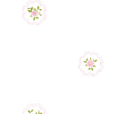 Papel Rose Garden Moldura Poá
